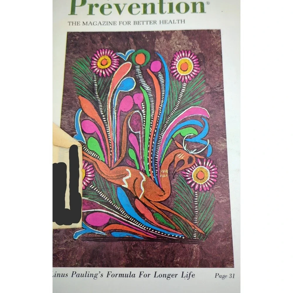Vintage Prevention The Magazine For Better‎ Health January 1975 Linus Pauling